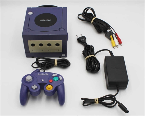 GameCube - Indigo - Konsol - SNR DE10867179 (B Grade) (Genbrug)